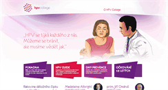 Desktop Screenshot of hpv-college.cz